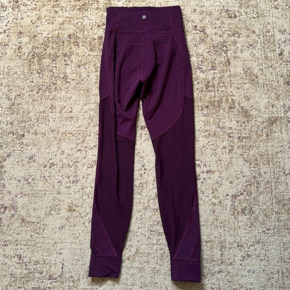 Lululemon Mesh Panel High Rise Legging - Picture 8 of 9